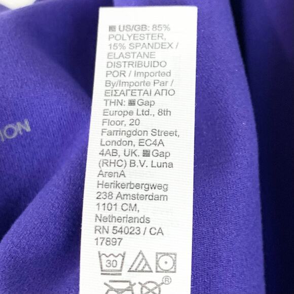 Athleta Womens Elation Velvet Flare Pants High Waist Stretchy Purple Size XS - Picture 12 of 14